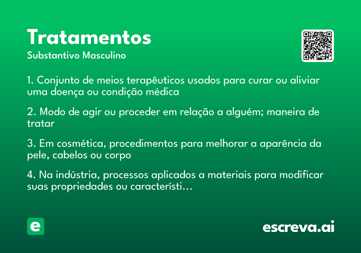tratamentos