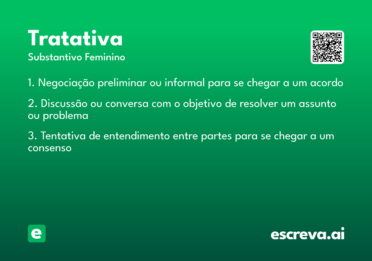 tratativa