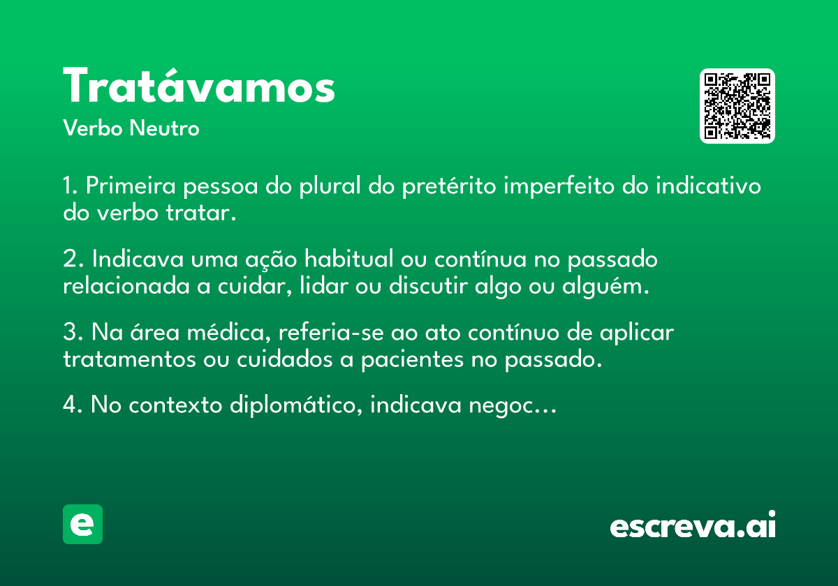 tratávamos