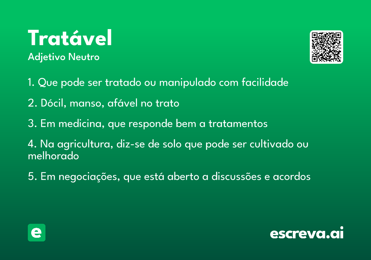 tratável