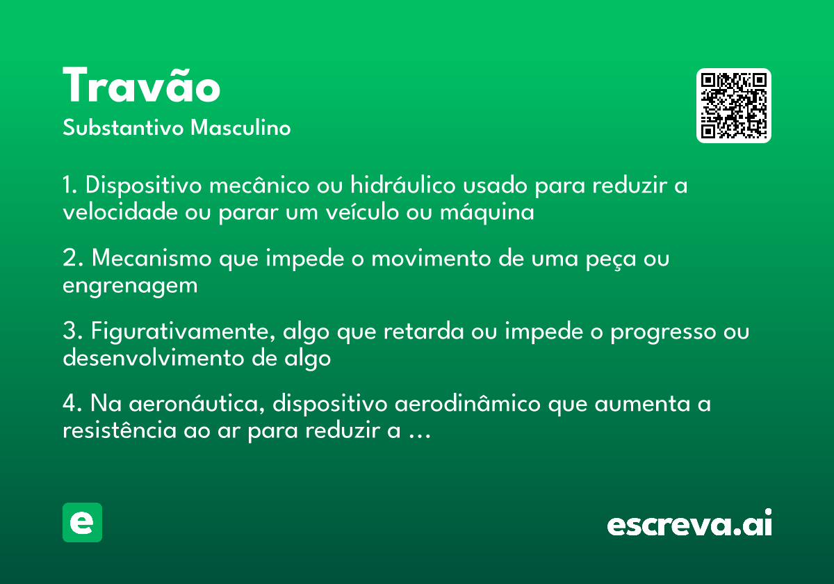 travão