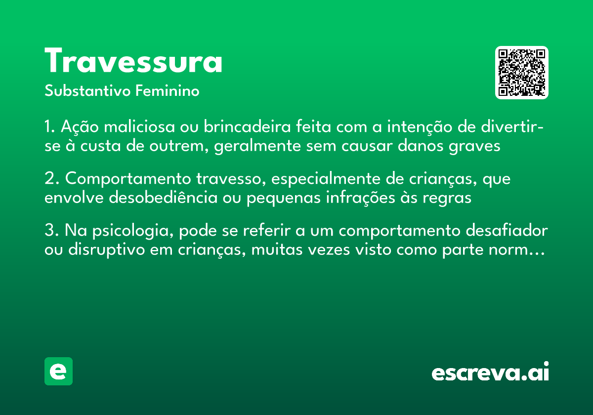 travessura