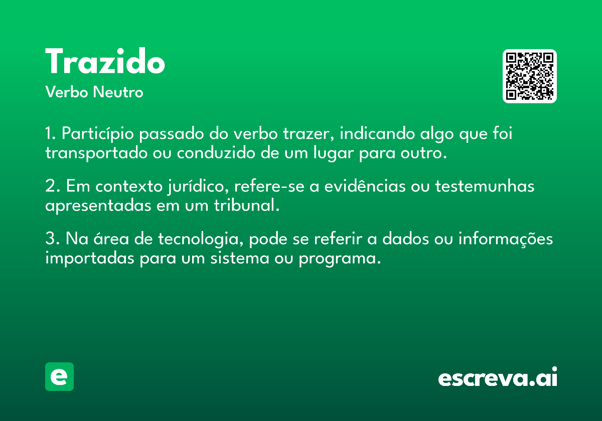 trazido
