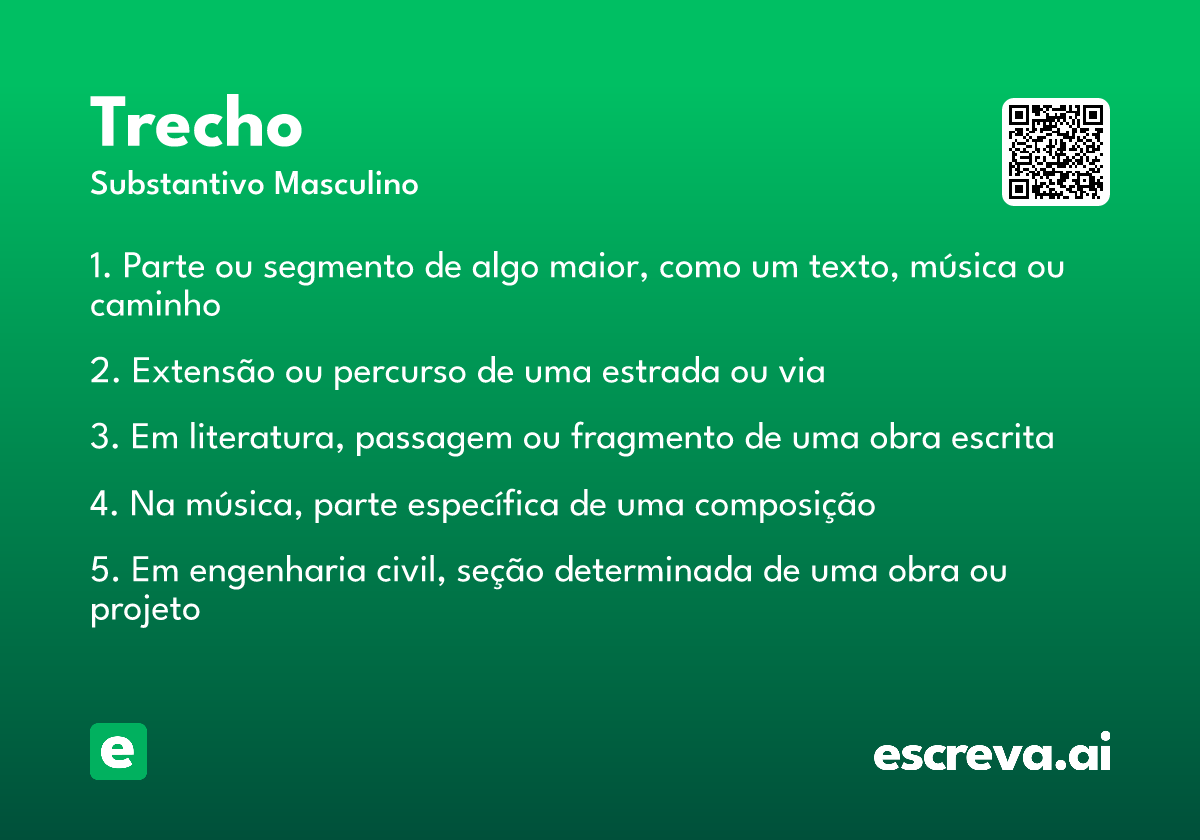 trecho