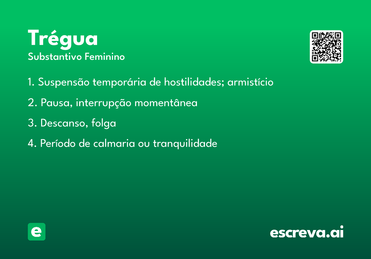 trégua