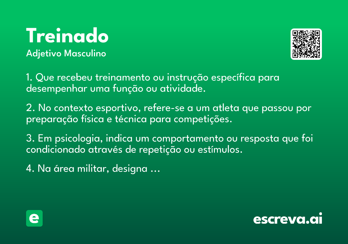 treinado
