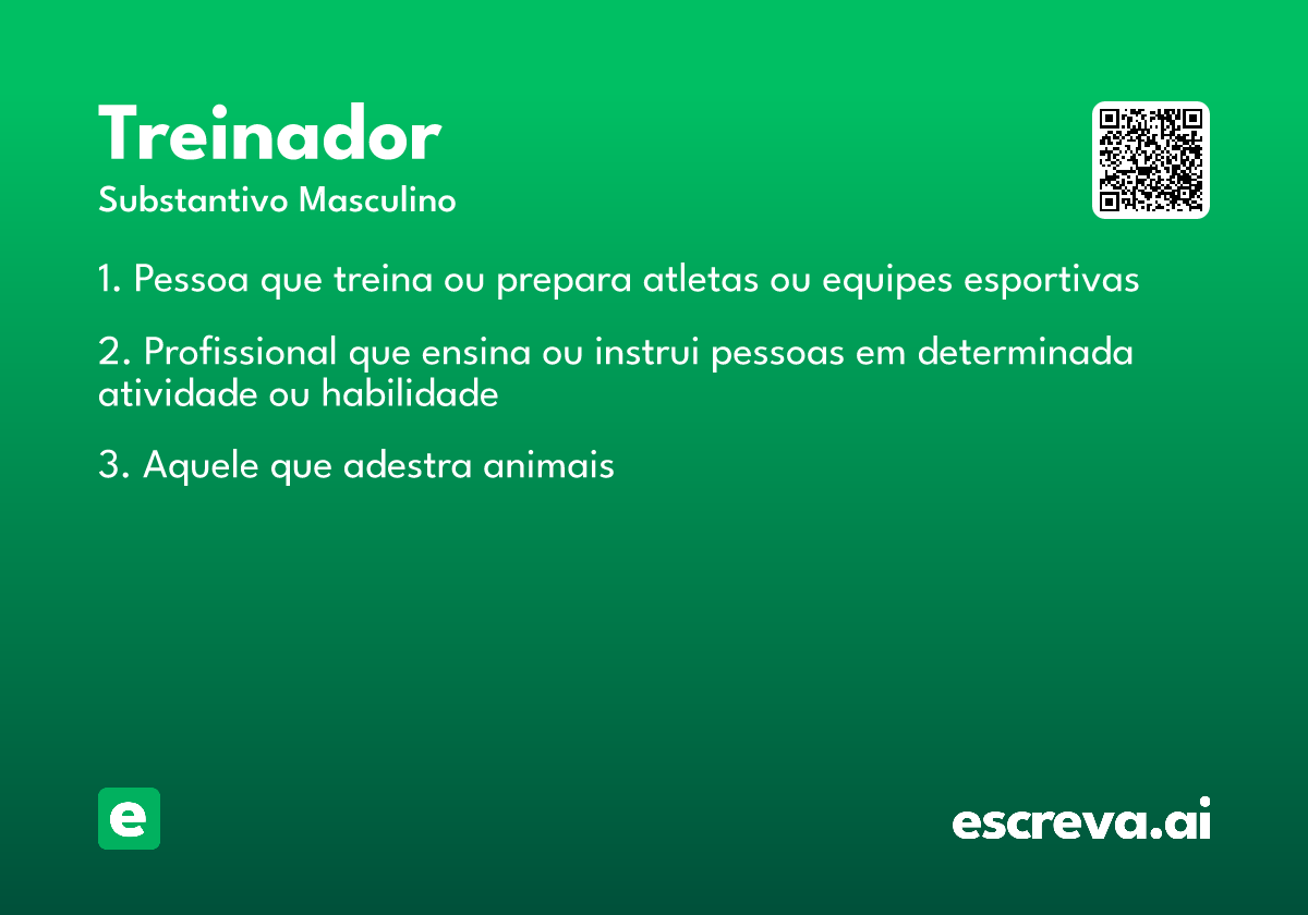 treinador