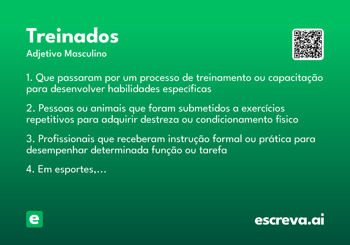 treinados