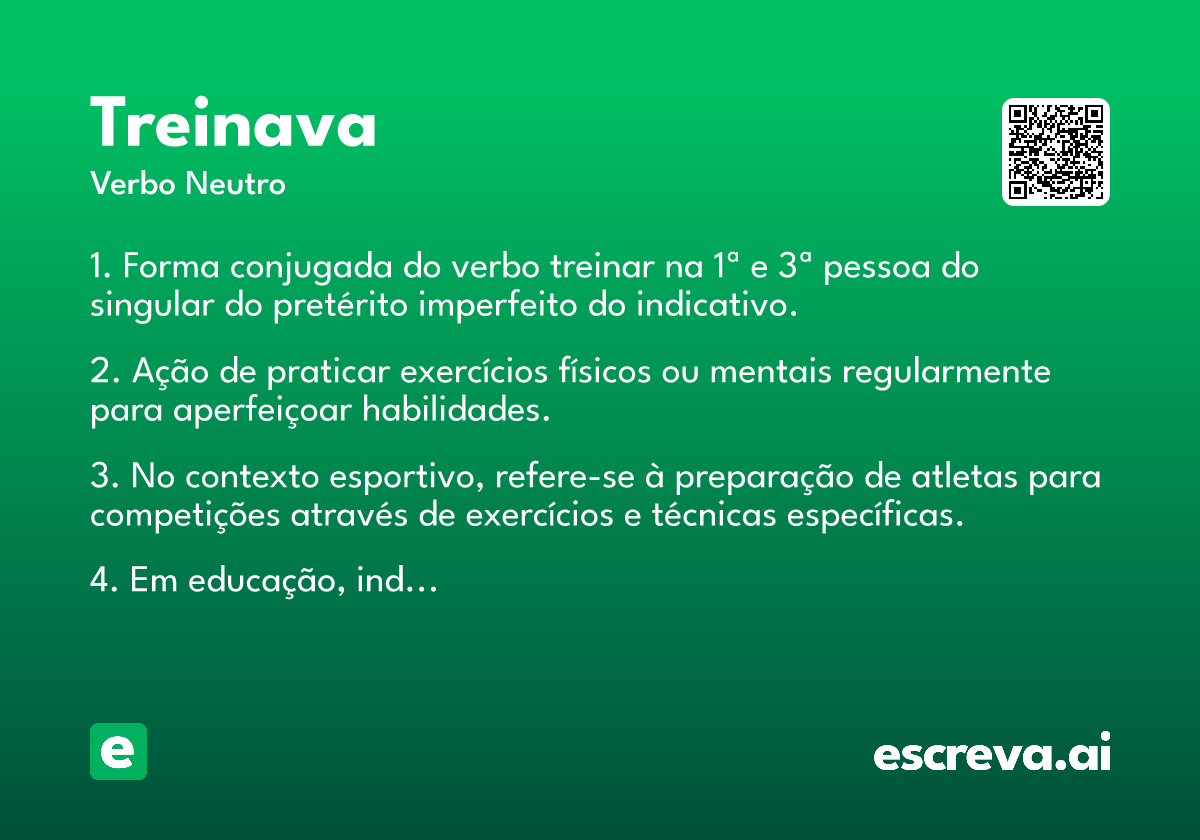 treinava