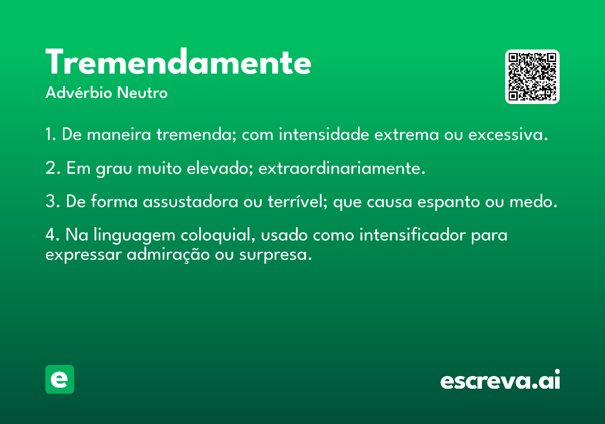 tremendamente