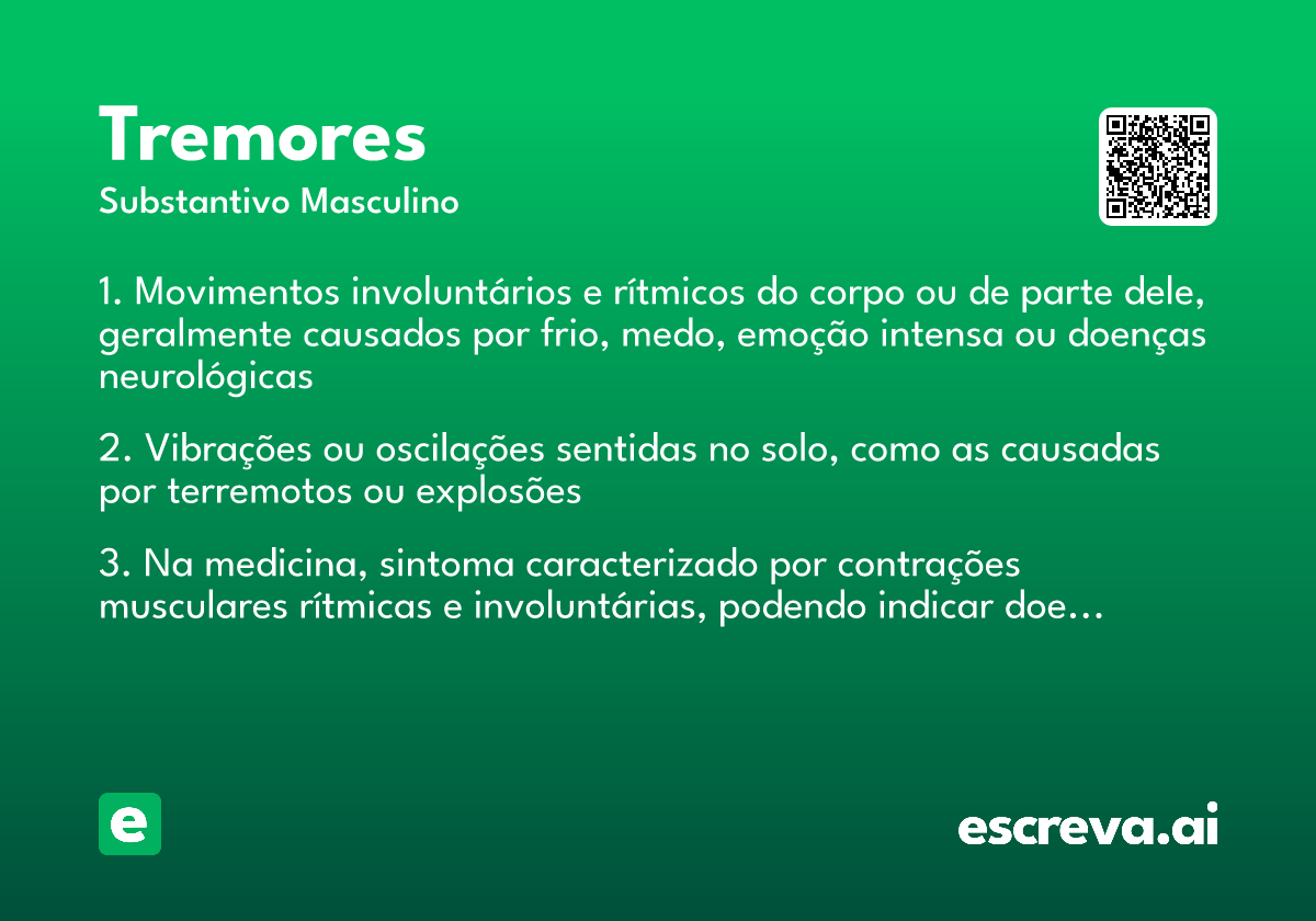 tremores