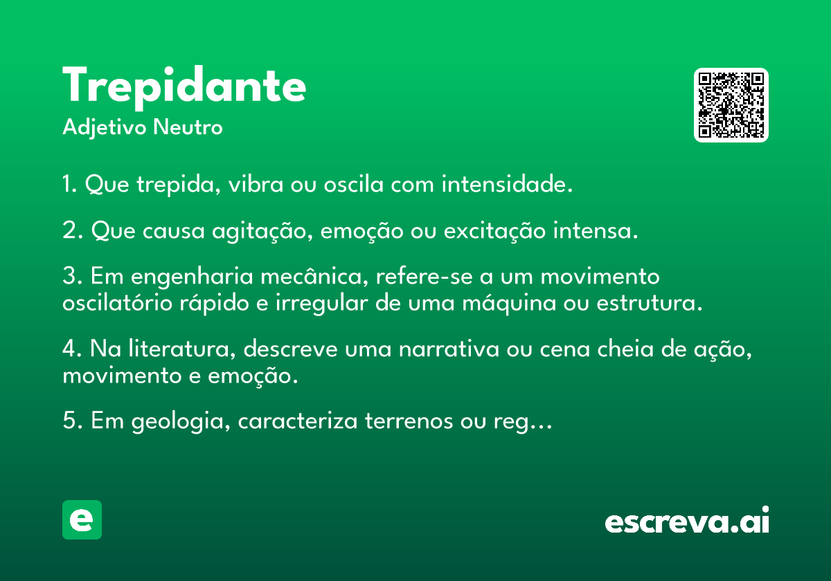 trepidante
