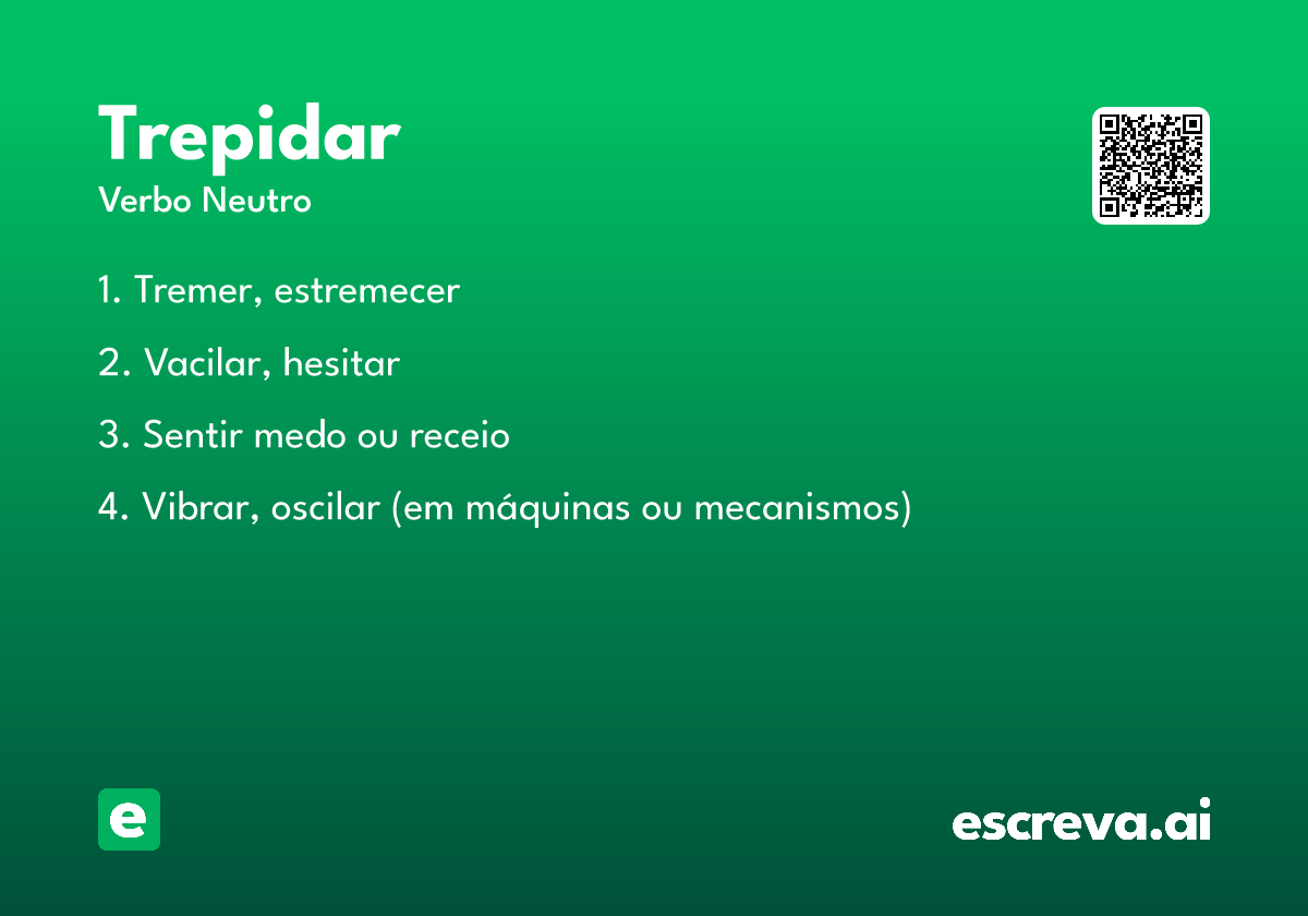 trepidar