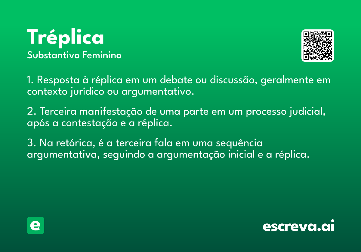 tréplica