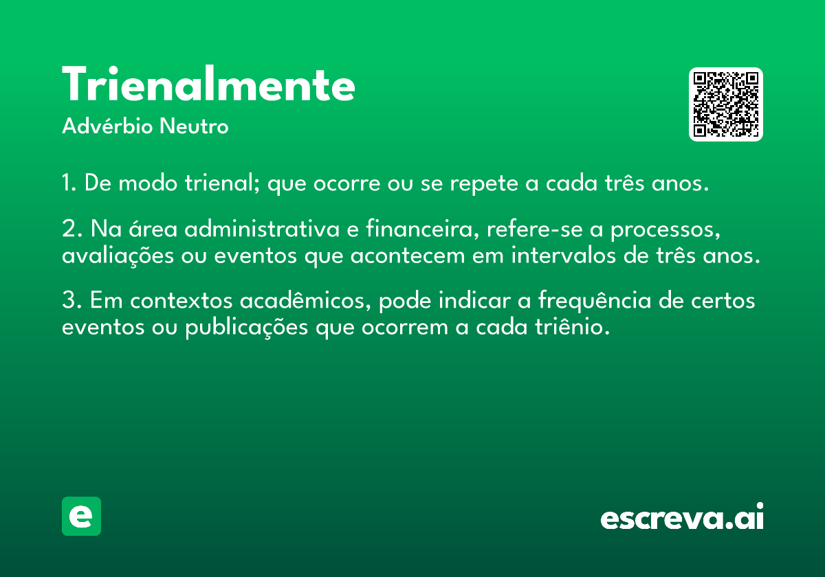 trienalmente