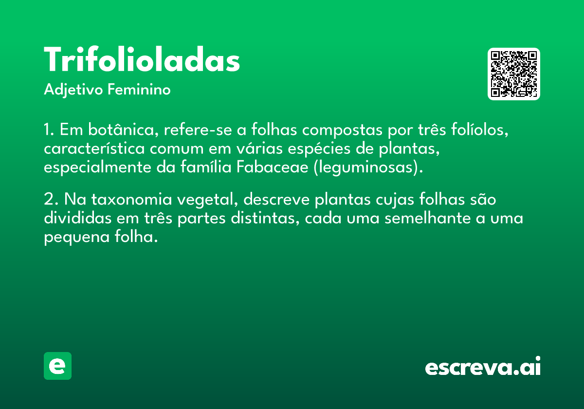 trifolioladas