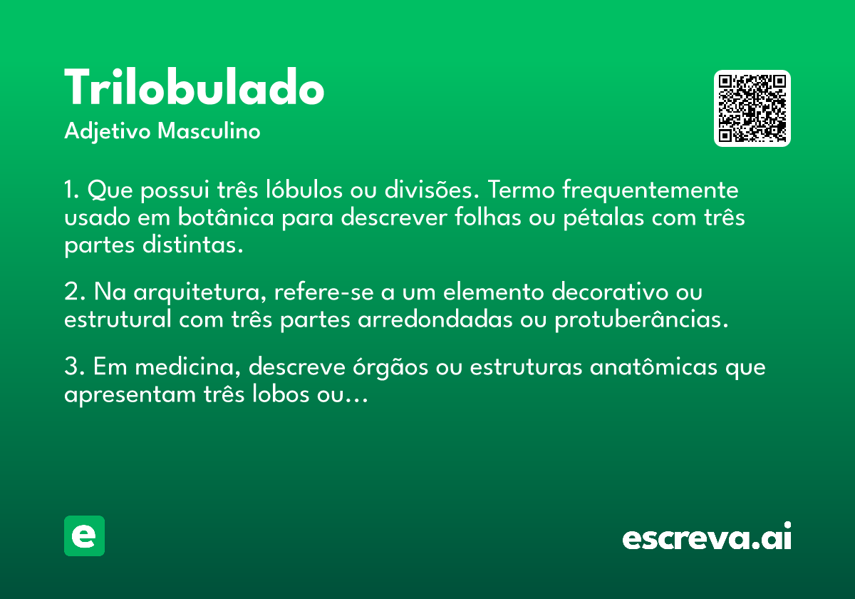 trilobulado