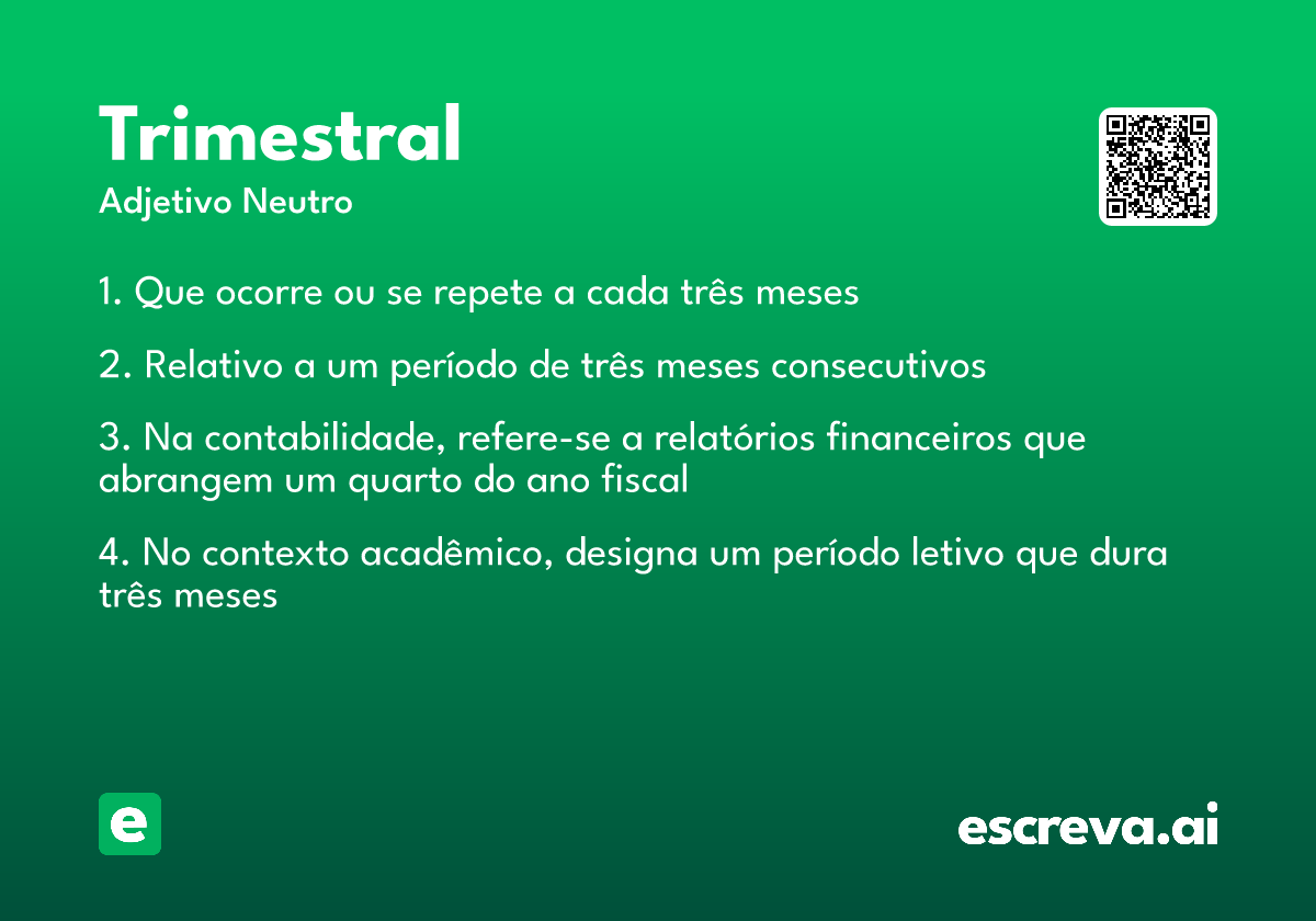 trimestral