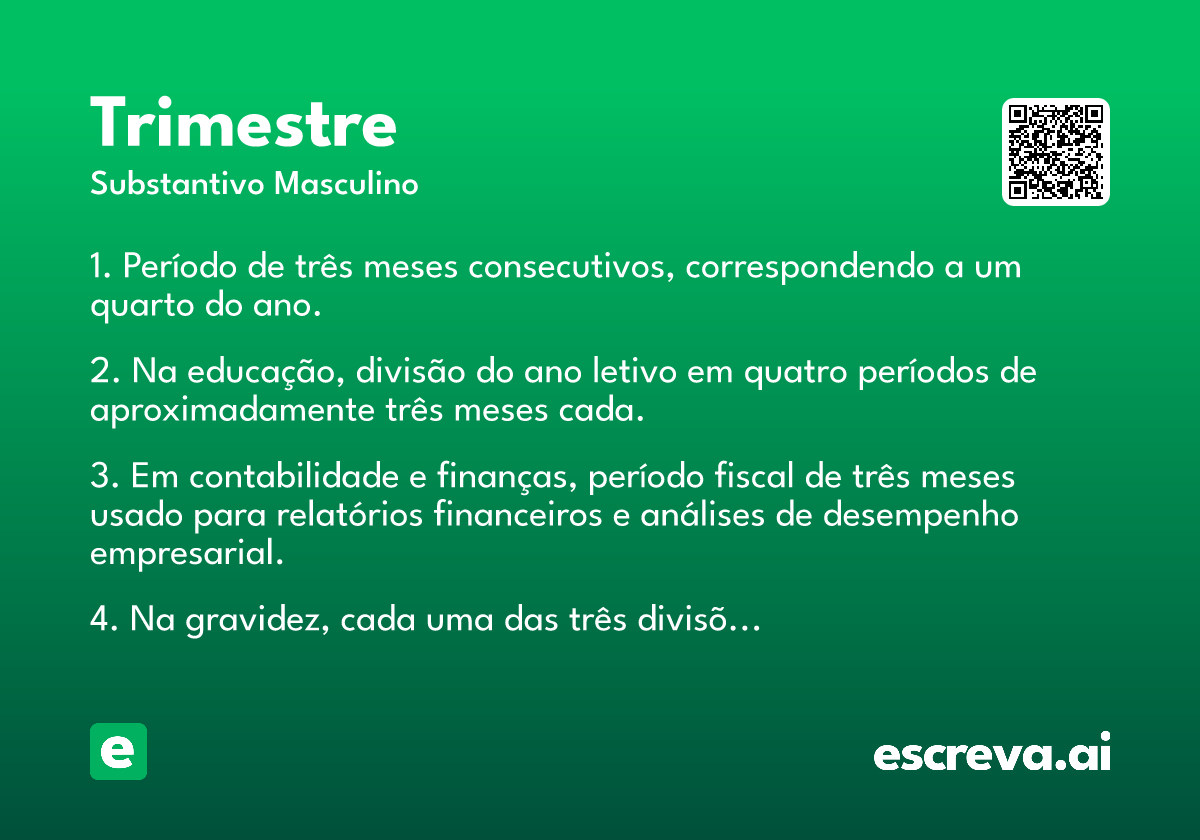 trimestre