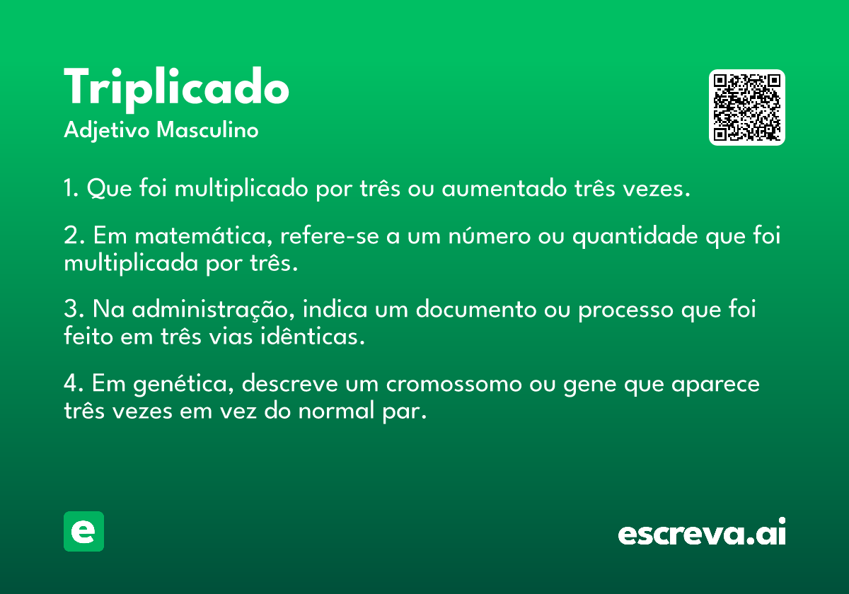 triplicado