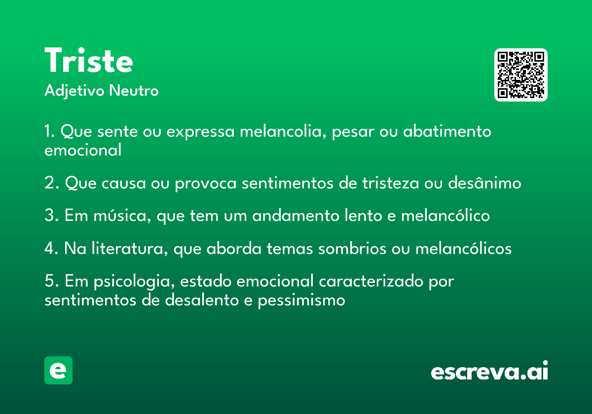 triste