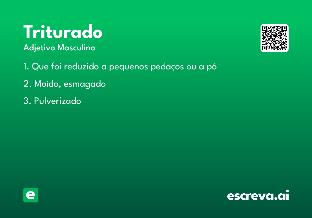 triturado