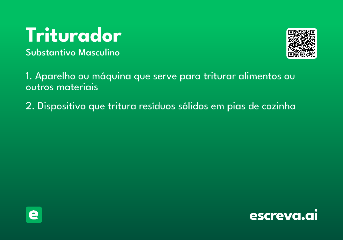 triturador