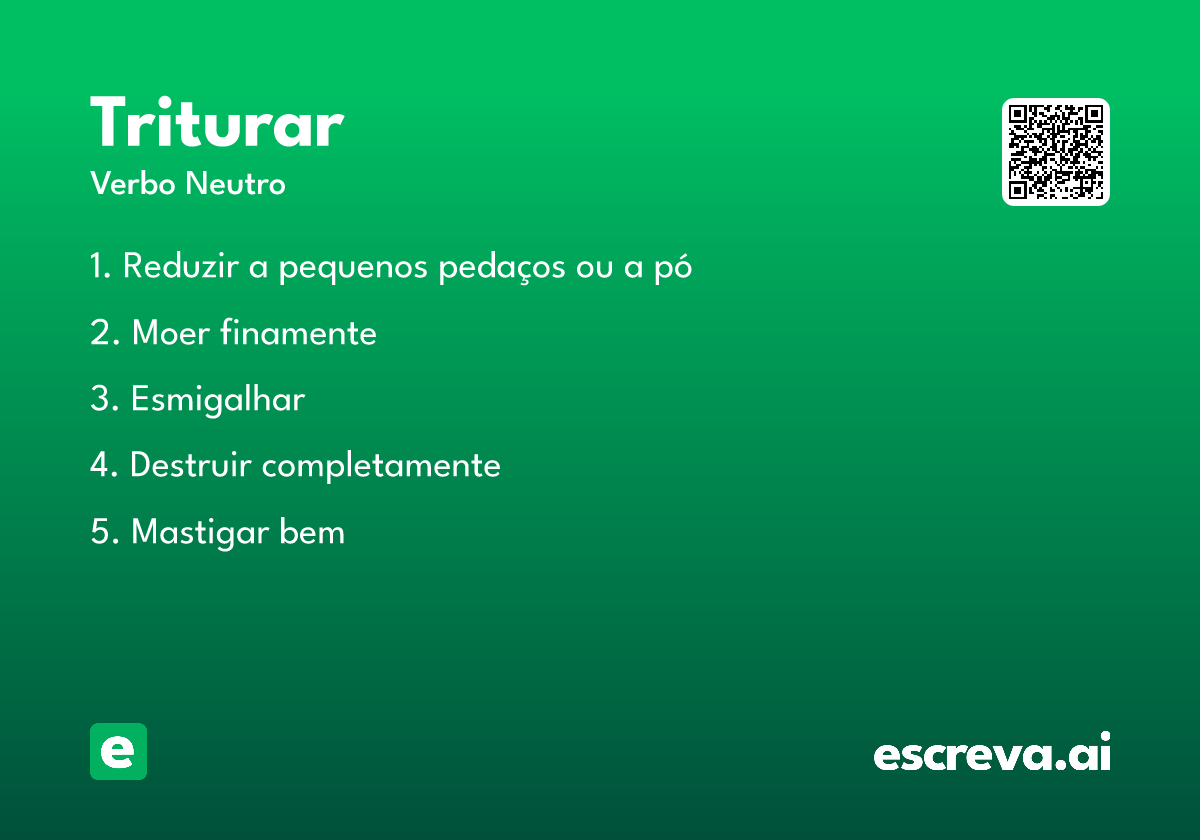 triturar