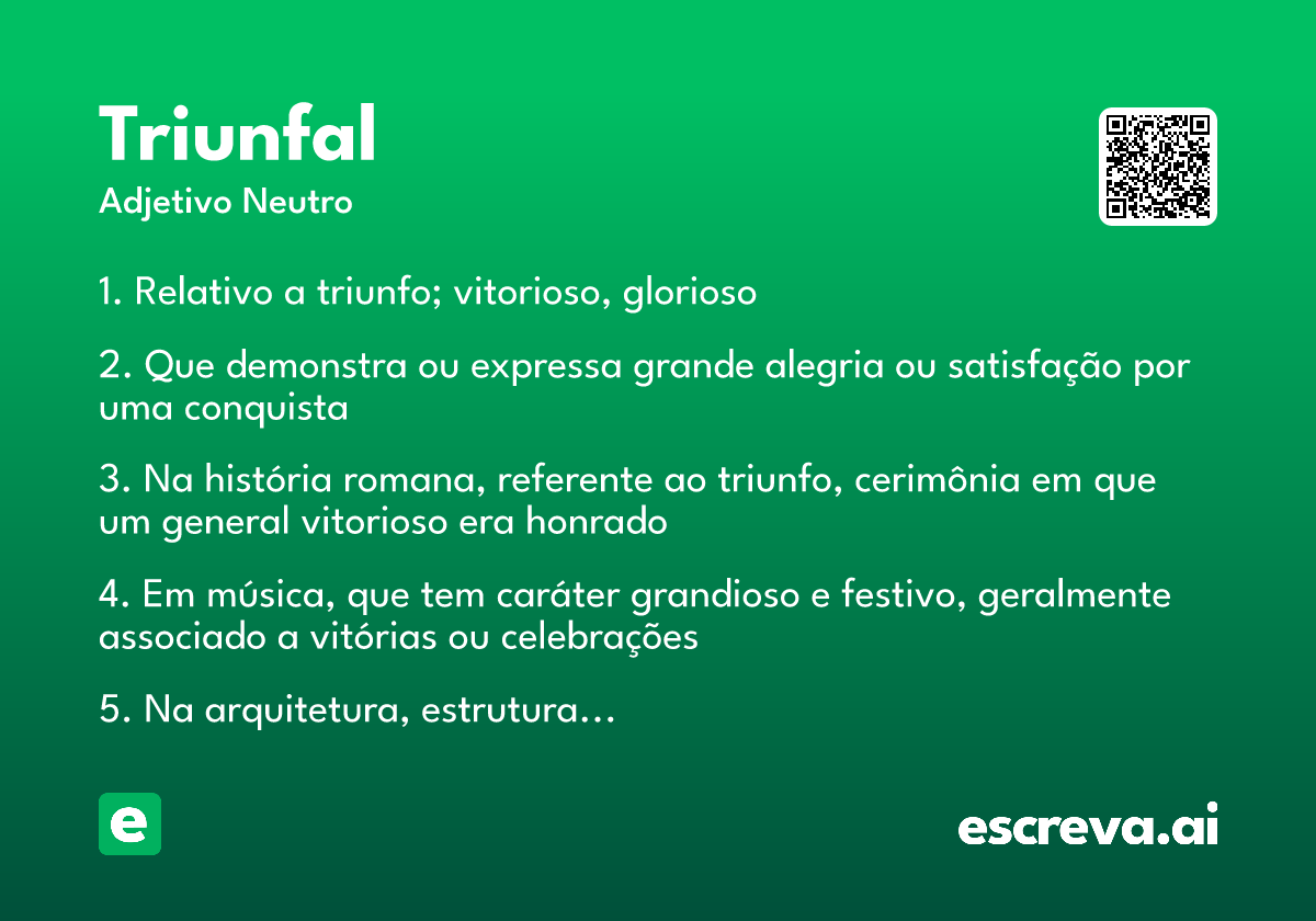 triunfal