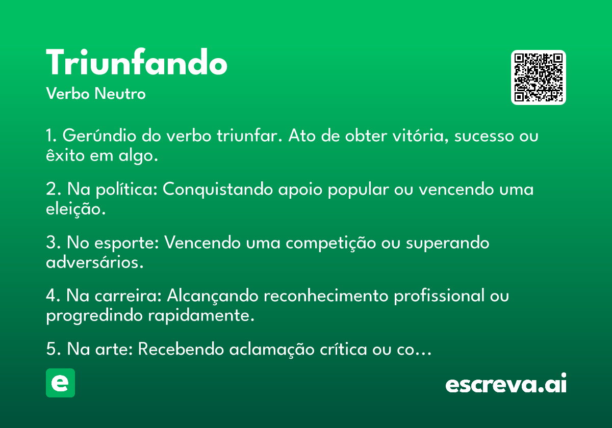 triunfando