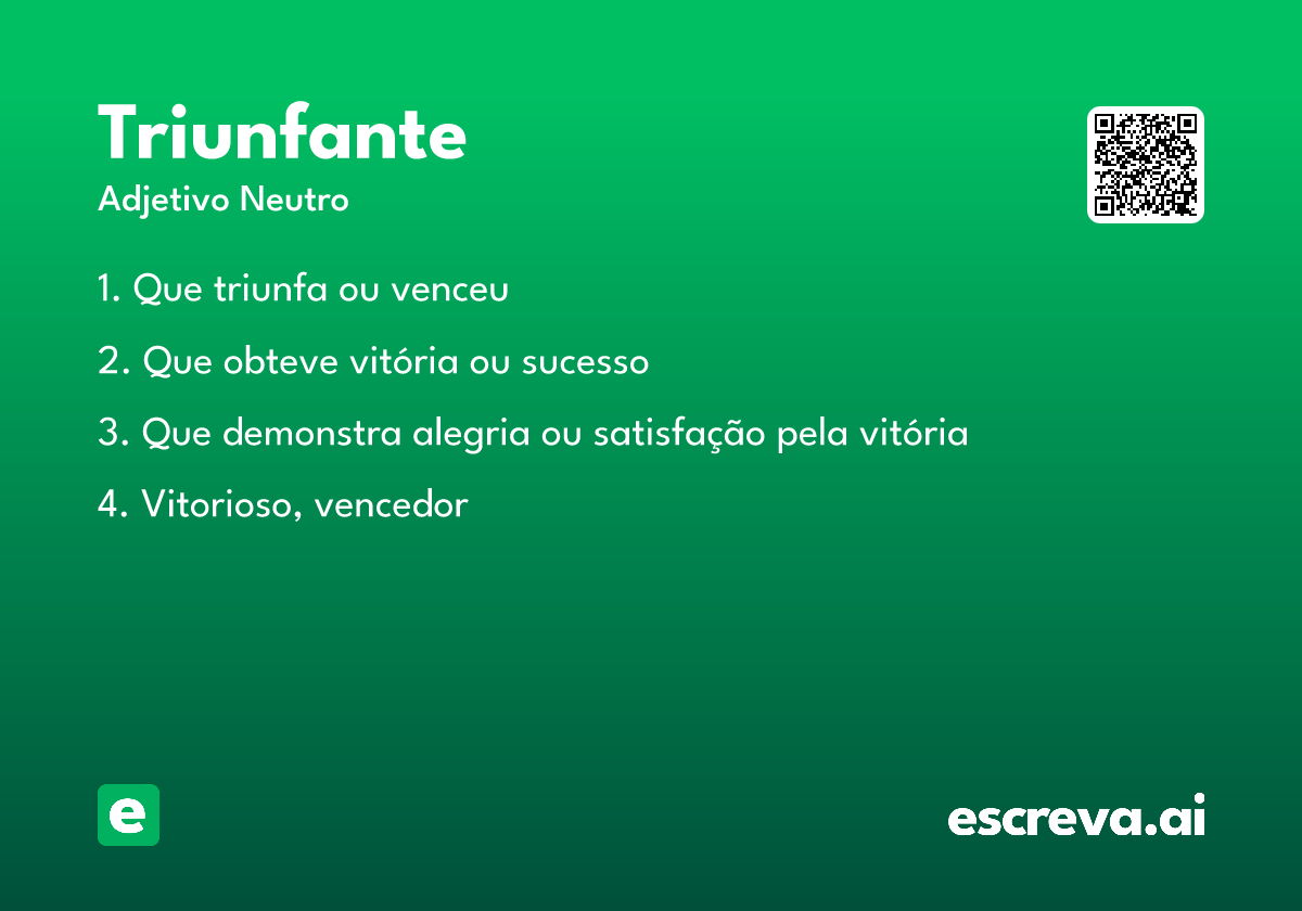 triunfante
