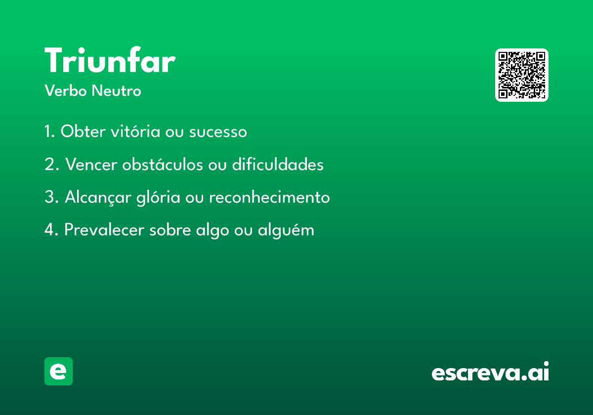 triunfar