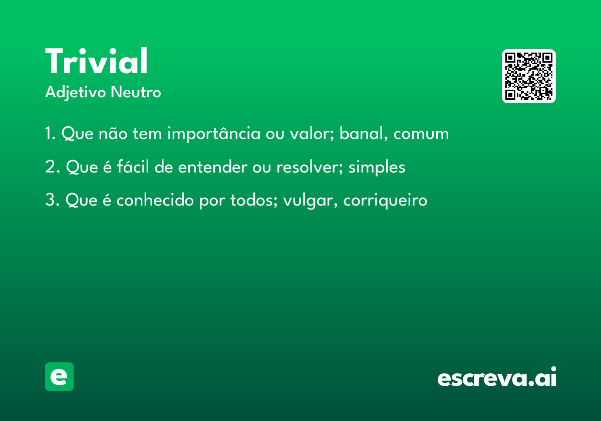 trivial