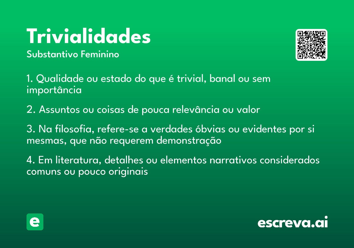 trivialidades
