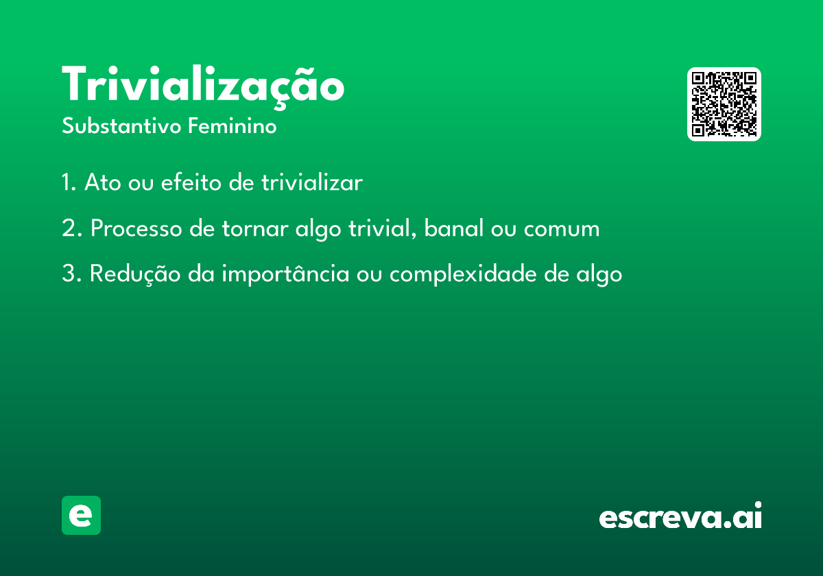 trivialização