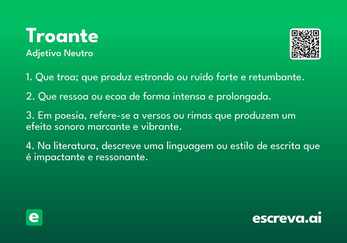 troante