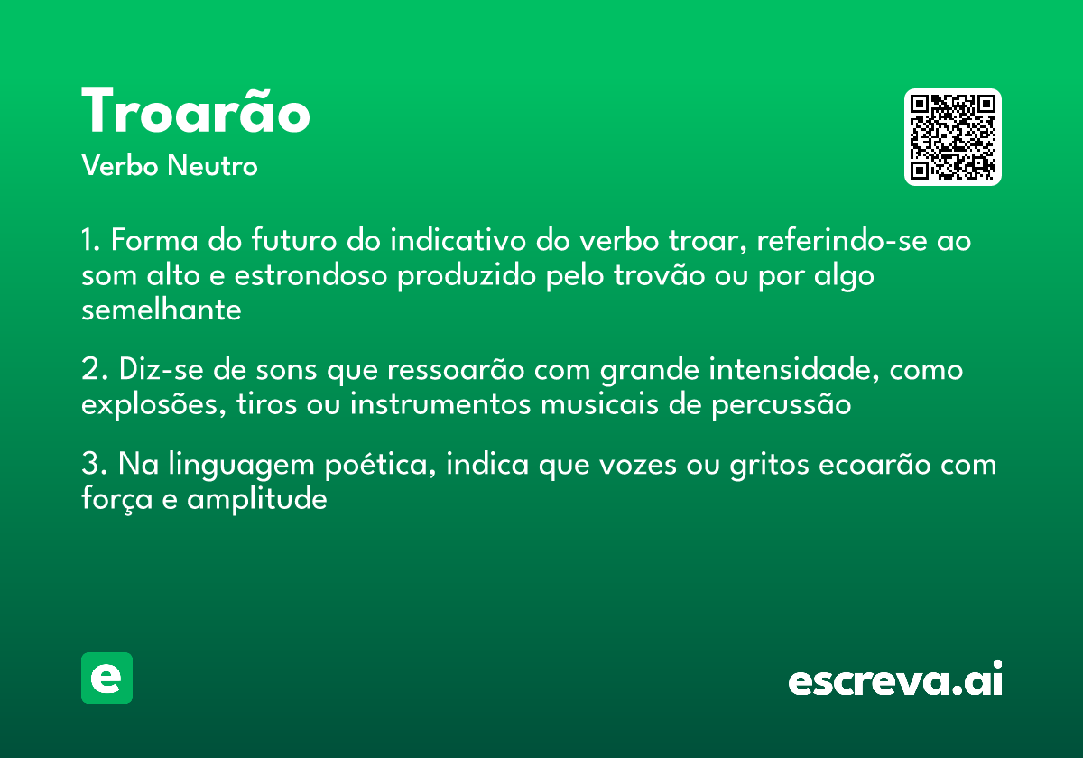 troarão
