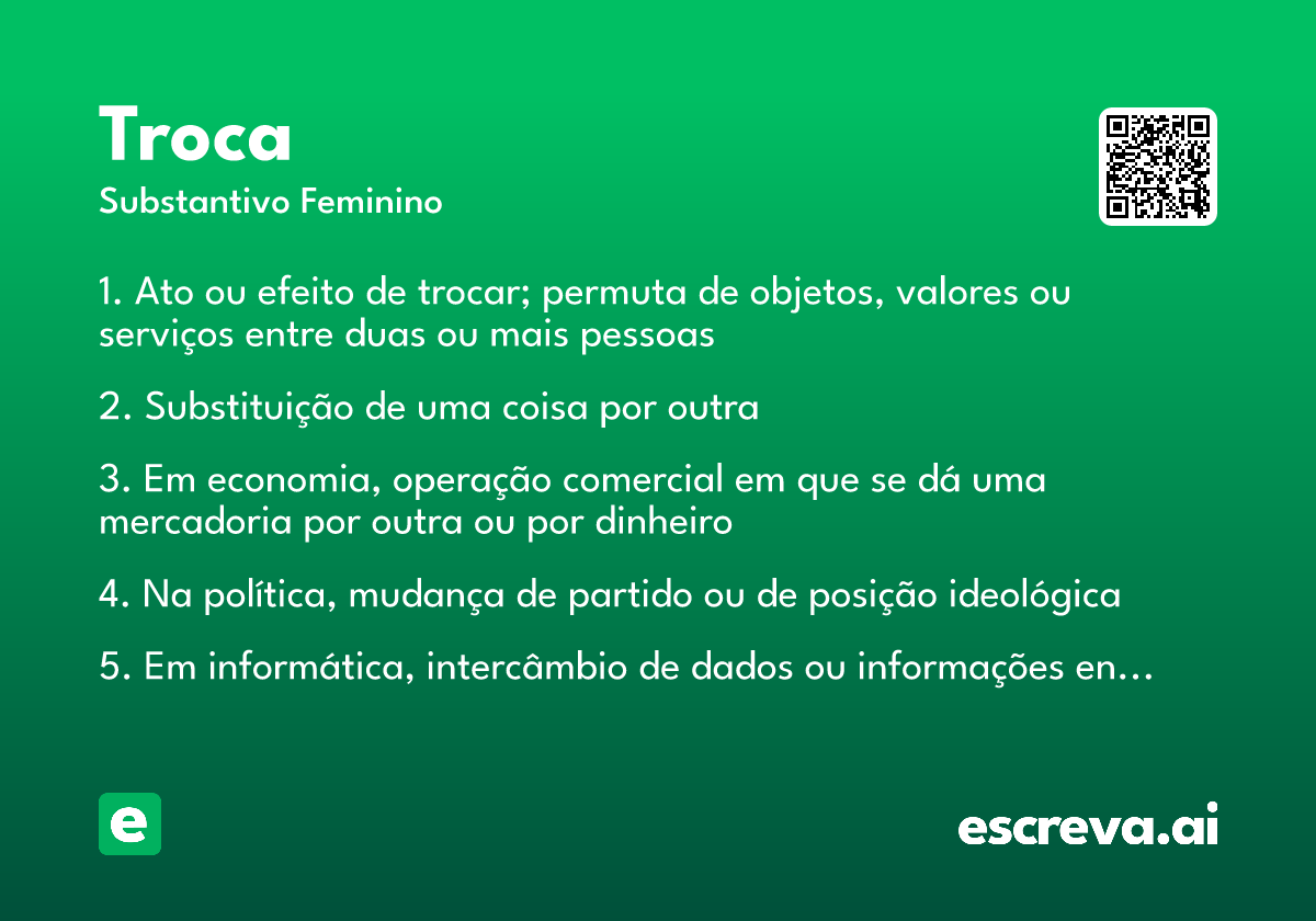 troca