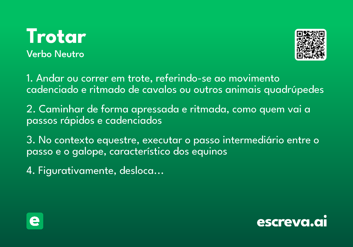 trotar