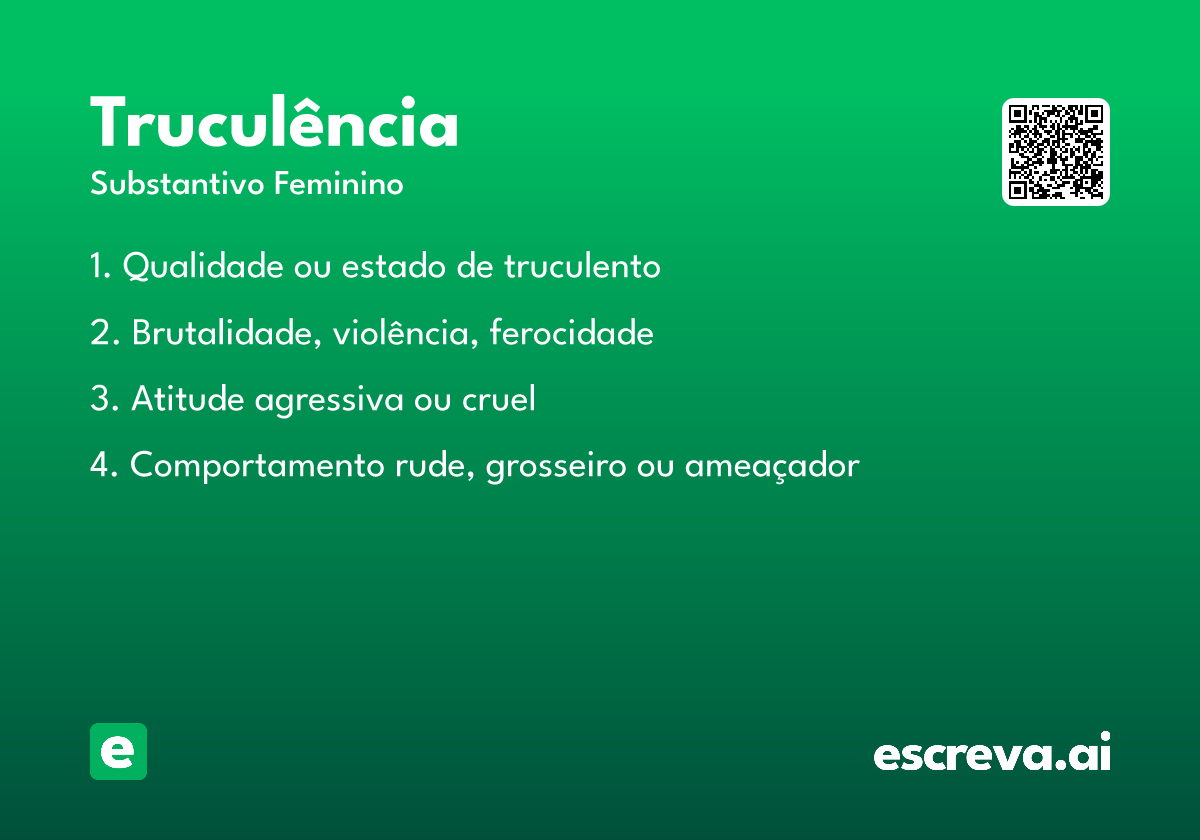 truculência