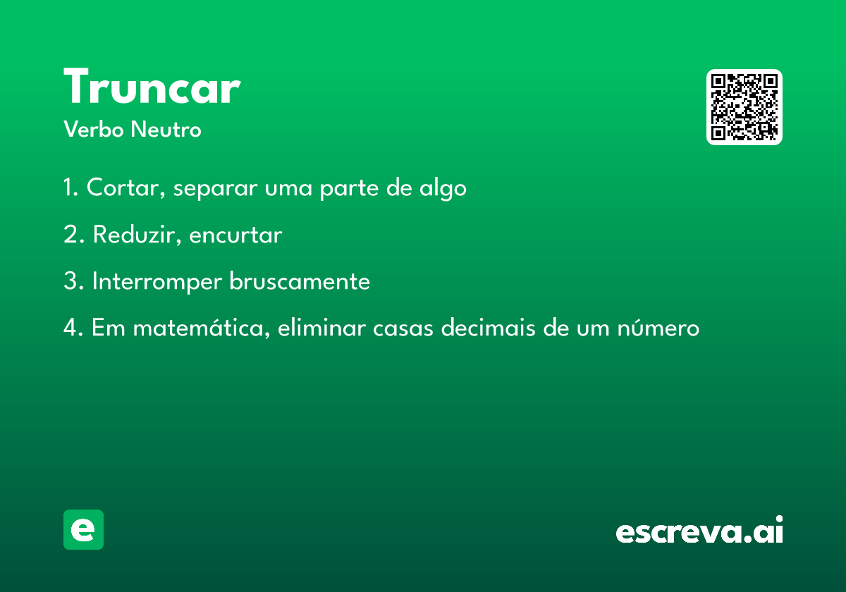 truncar