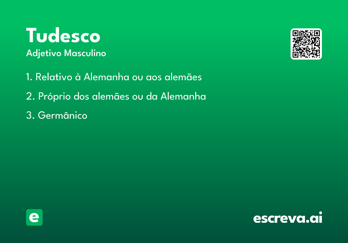 tudesco