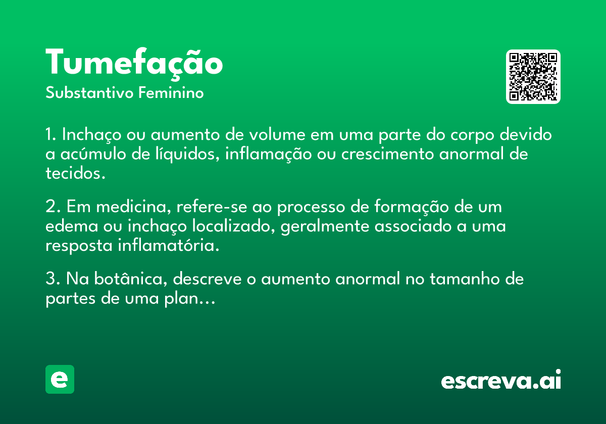 tumefação