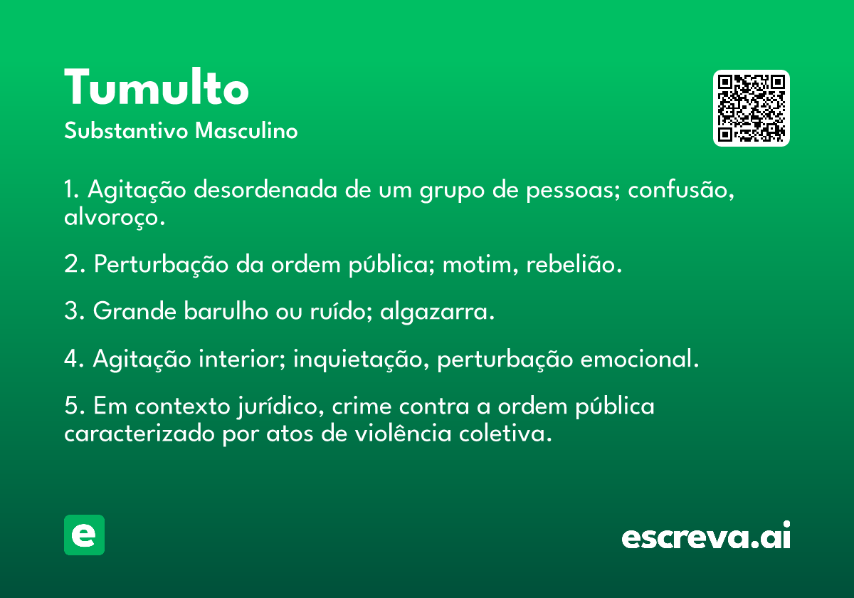 tumulto