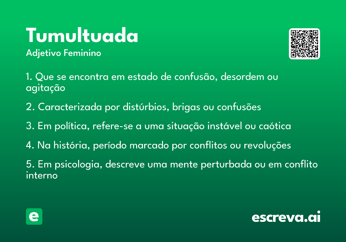 tumultuada