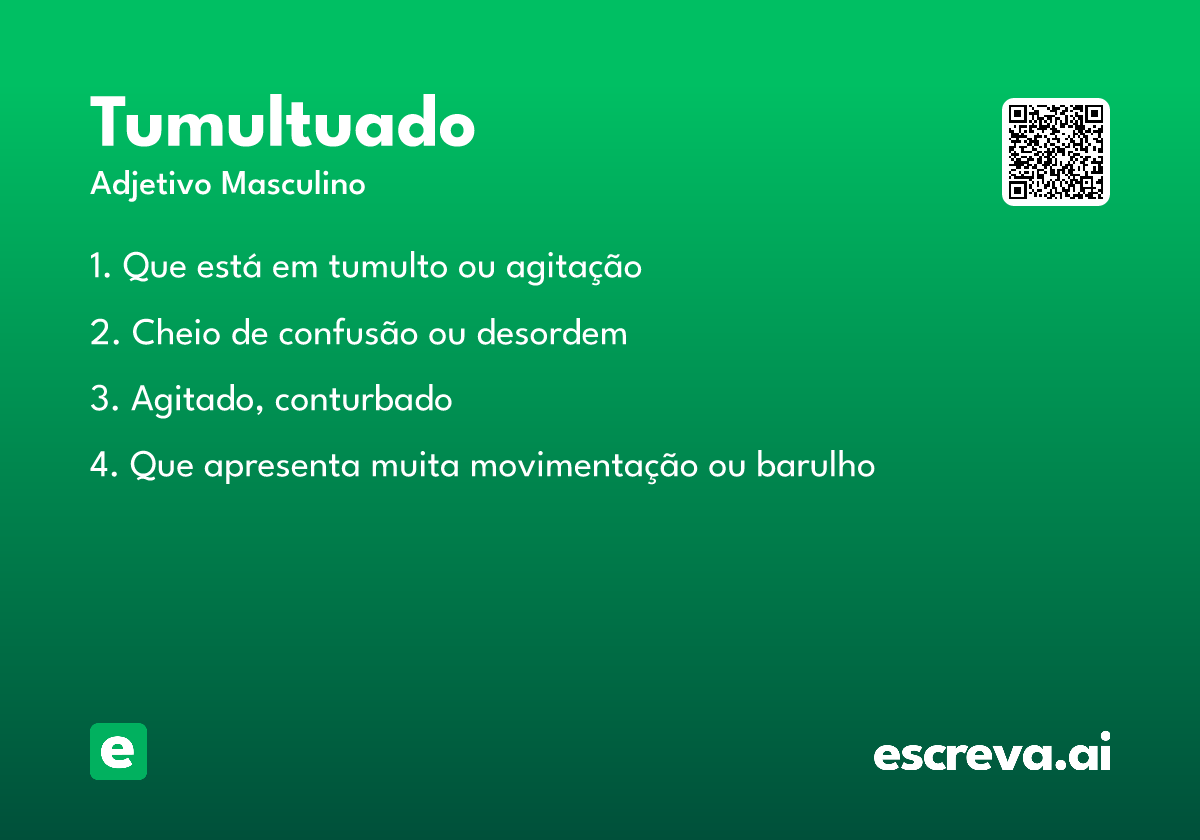 tumultuado