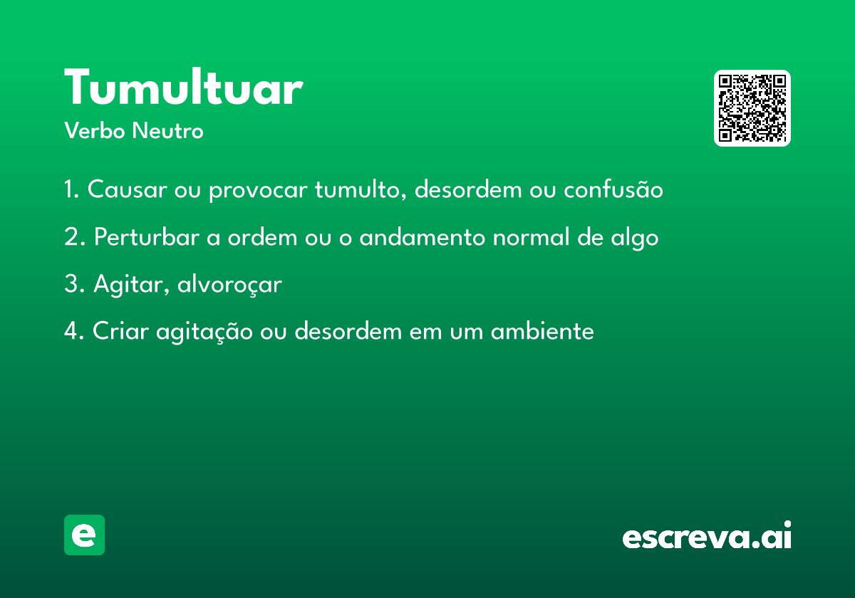tumultuar