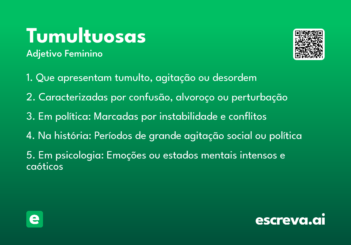 tumultuosas
