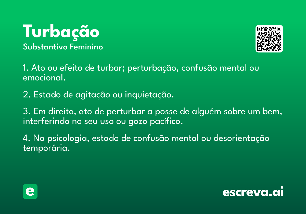 turbação