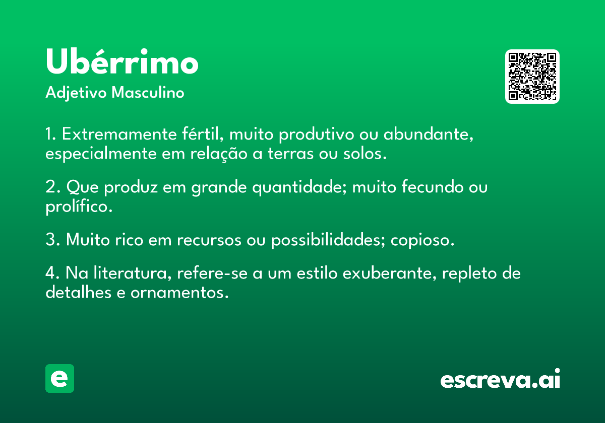 ubérrimo
